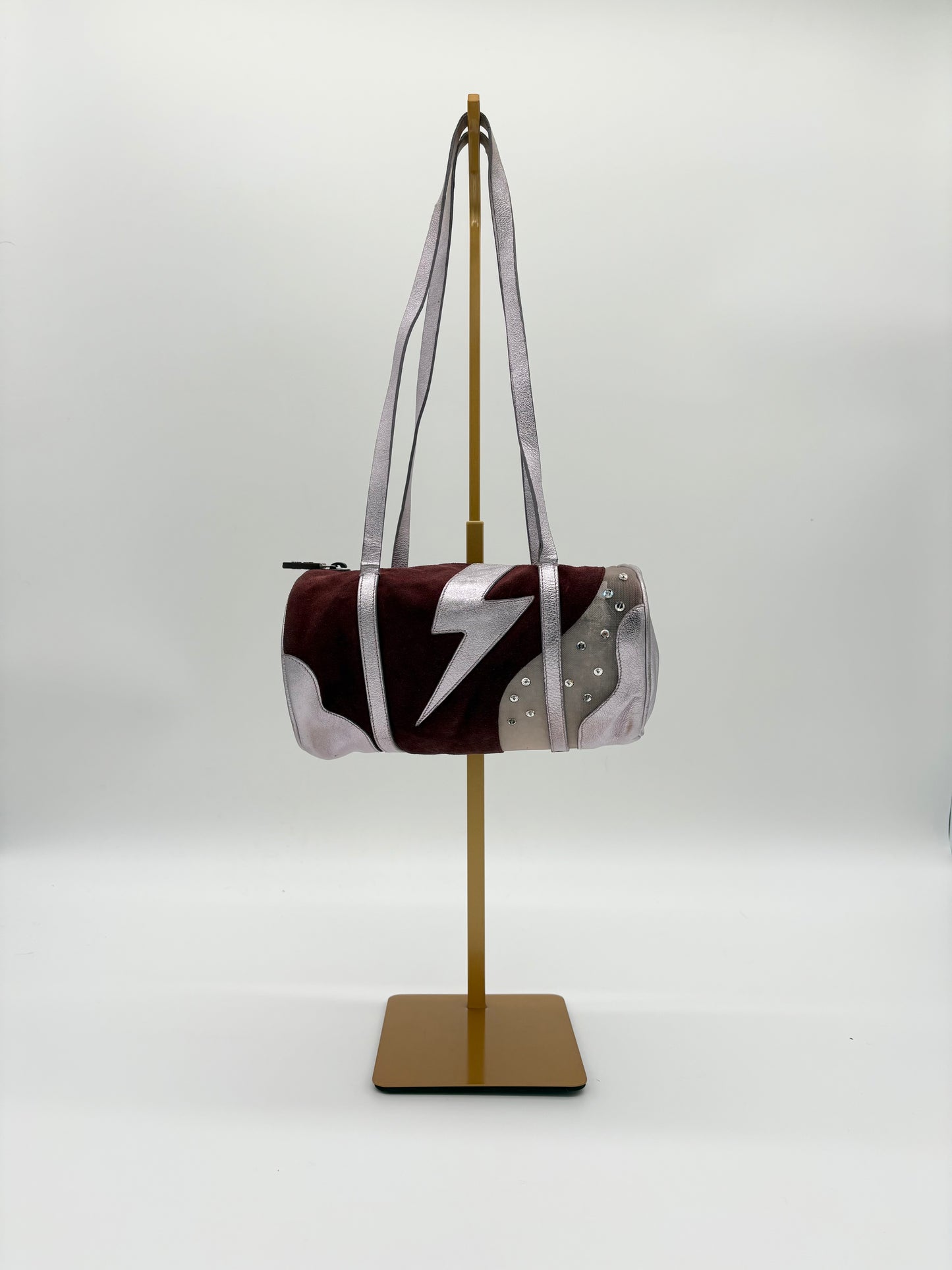 Miu Miu Suede Lighting Bolt Bag