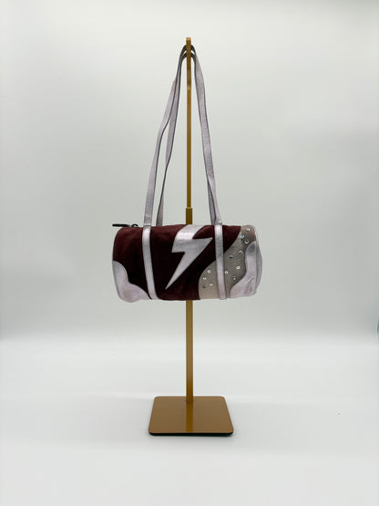 Miu Miu Suede Lighting Bolt Bag