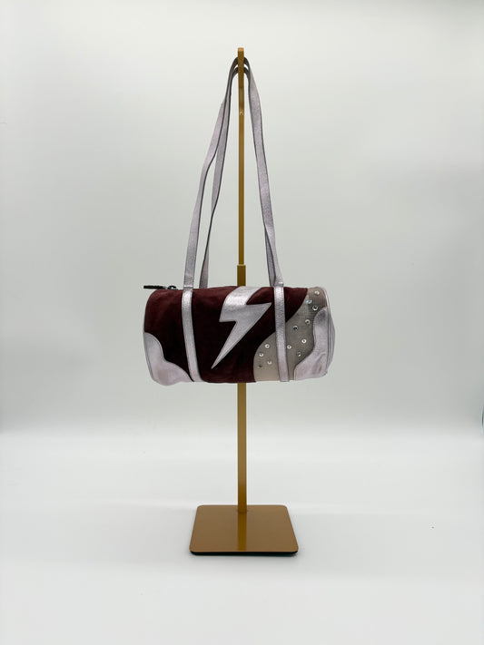Miu Miu Suede Lighting Bolt Bag