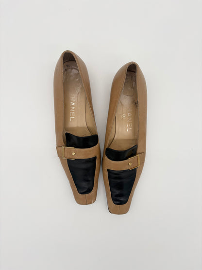 Vintage Chanel Loafer Flats