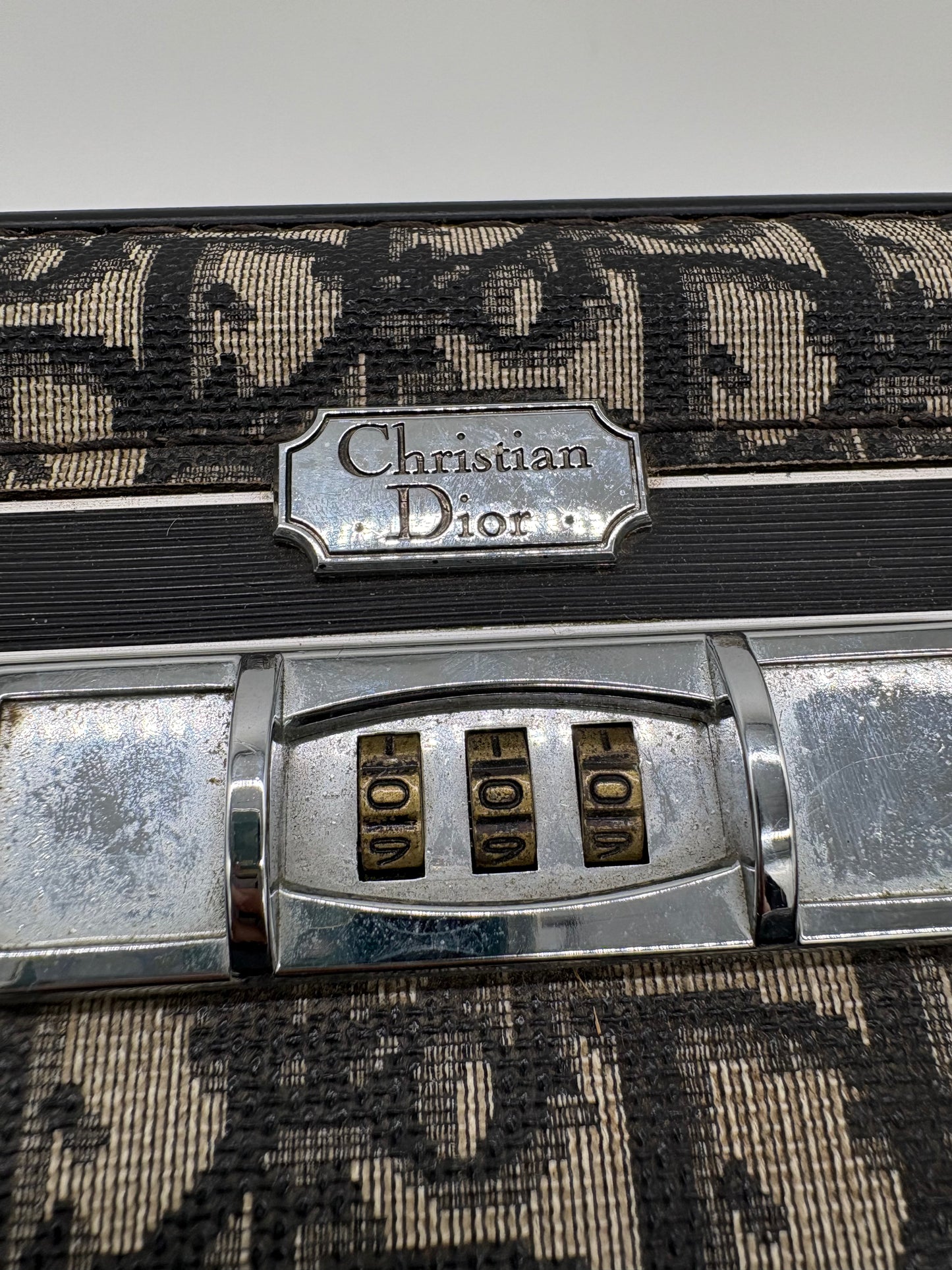 70s Vintage Christian Dior Diorssimo Monogram Suitcase ***SOLD***