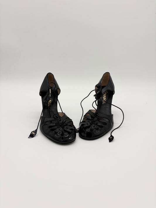 Vintage Chanel Lace Up Ghillie