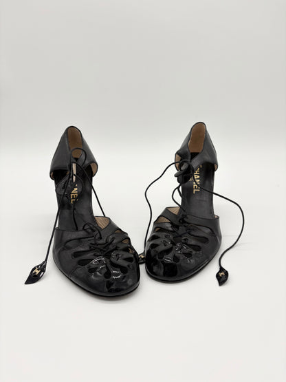 Vintage Chanel Lace Up Ghillie