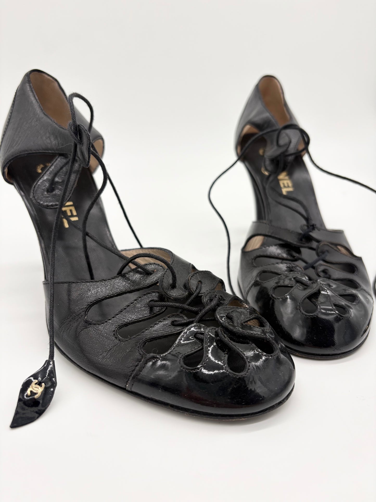 Vintage Chanel Lace Up Ghillie