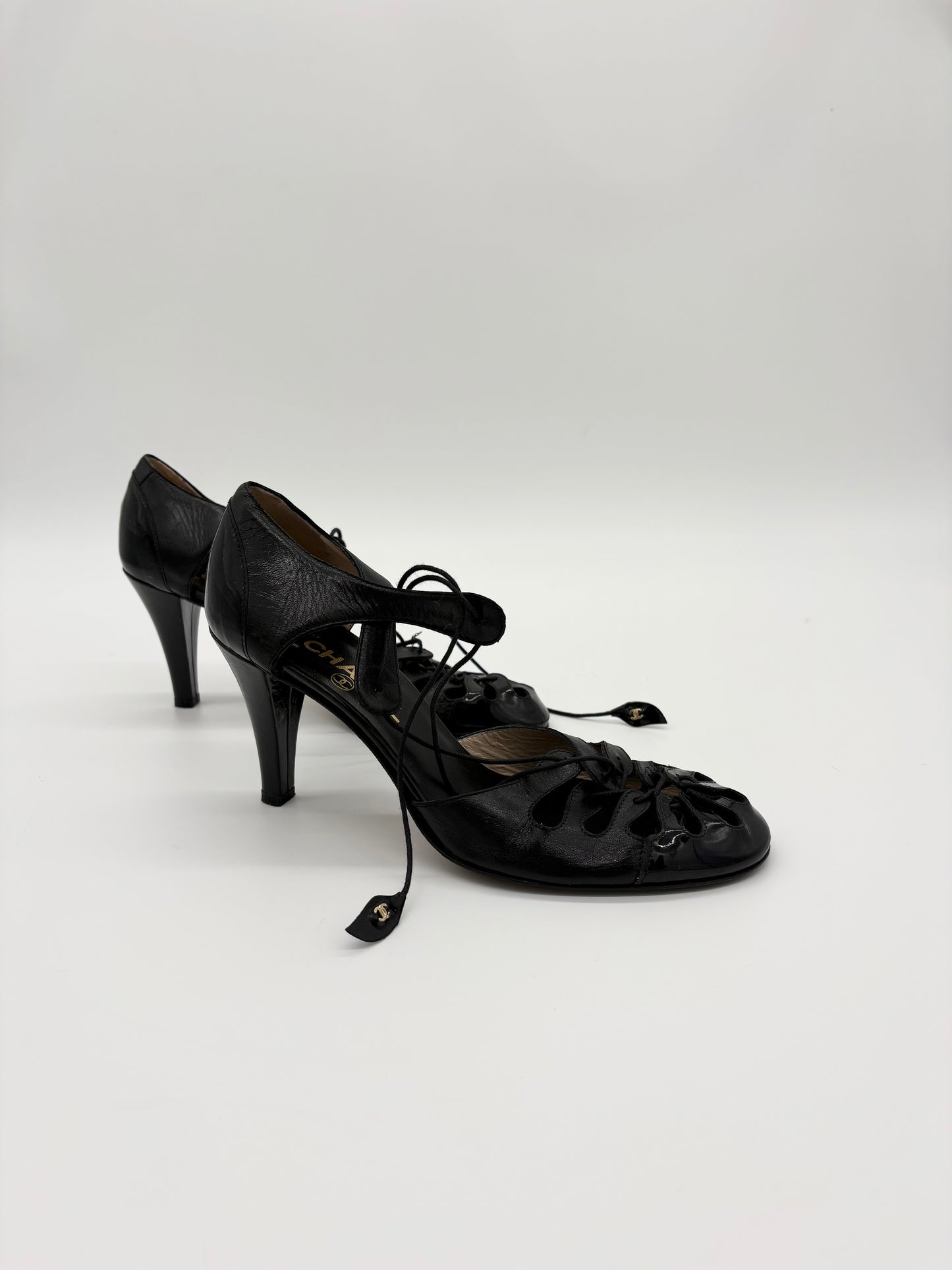 Vintage Chanel Lace Up Ghillie