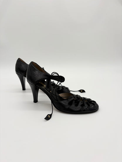 Vintage Chanel Lace Up Ghillie