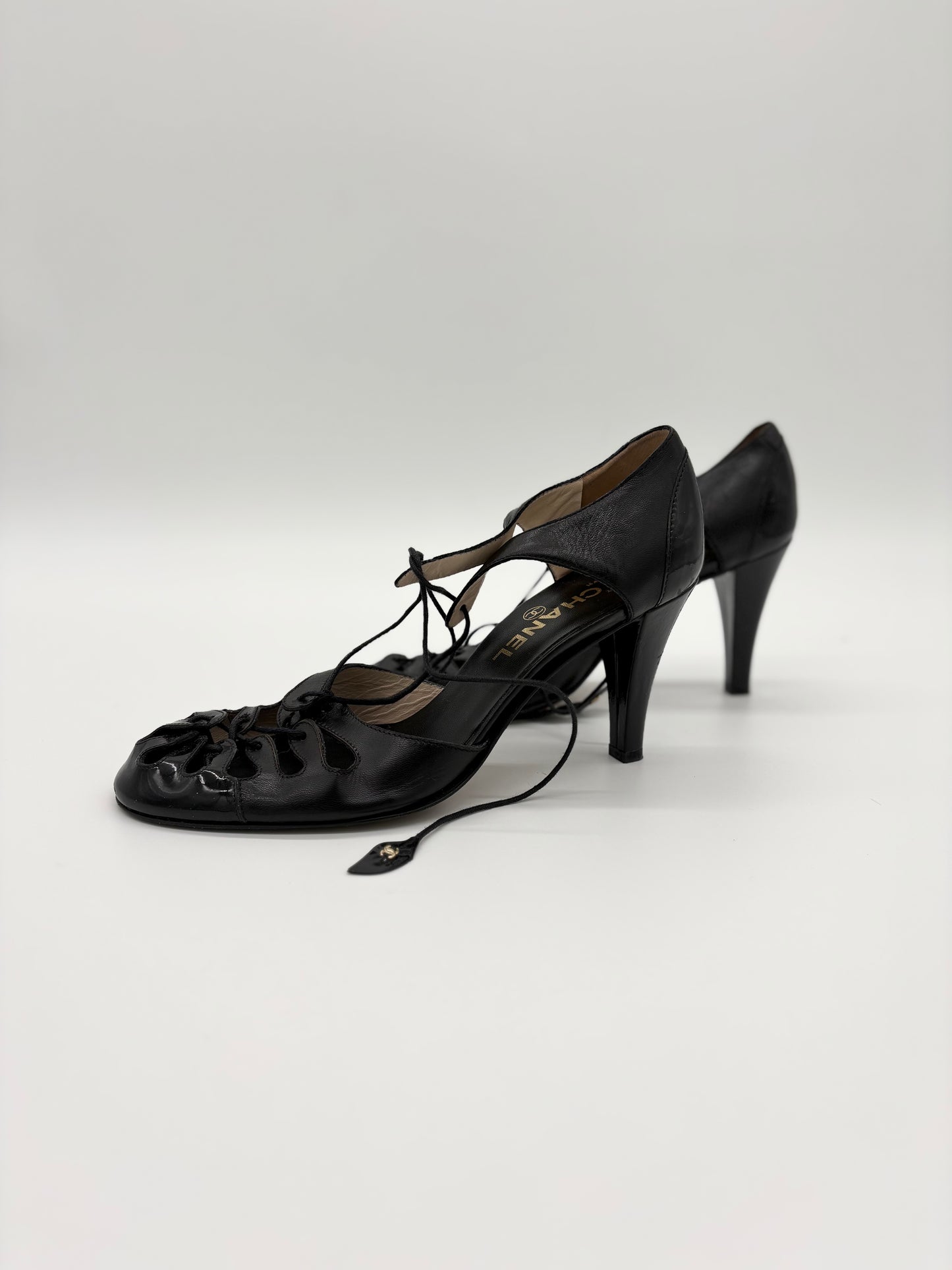 Vintage Chanel Lace Up Ghillie