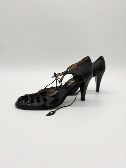 Vintage Chanel Lace Up Ghillie