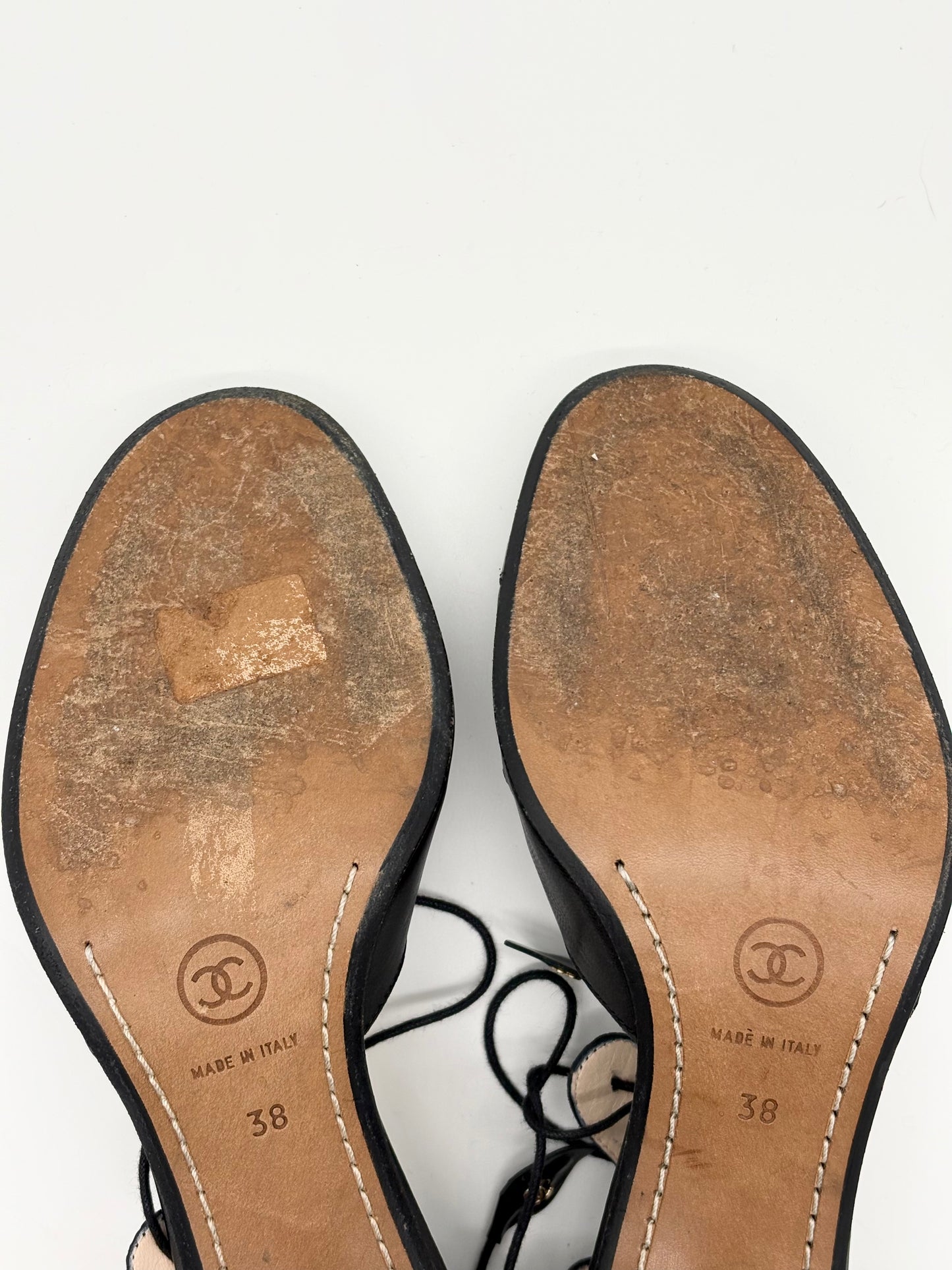 Vintage Chanel Lace Up Ghillie