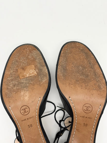 Vintage Chanel Lace Up Ghillie