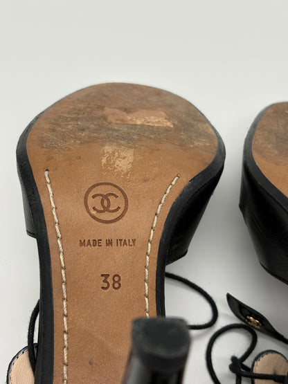 Vintage Chanel Lace Up Ghillie