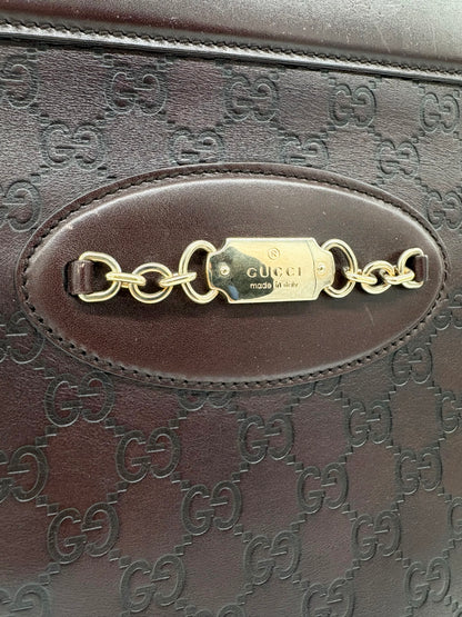 Gucci Guccissima Tote Bag Brown Leather