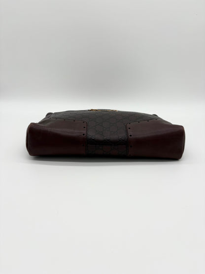 Gucci Guccissima Tote Bag Brown Leather