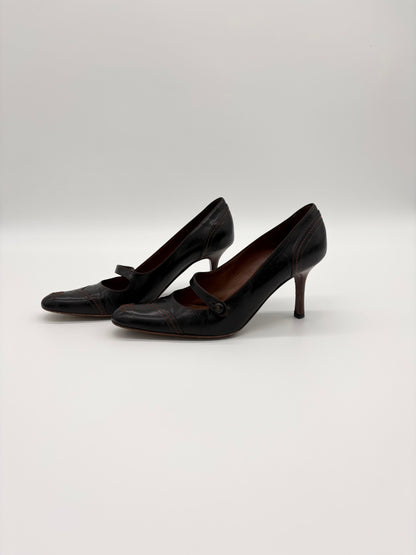 Vintage Chanel Mary Jane Pumps