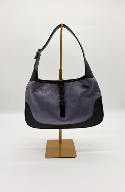 Jackie Gucci Bag Purple Velvet