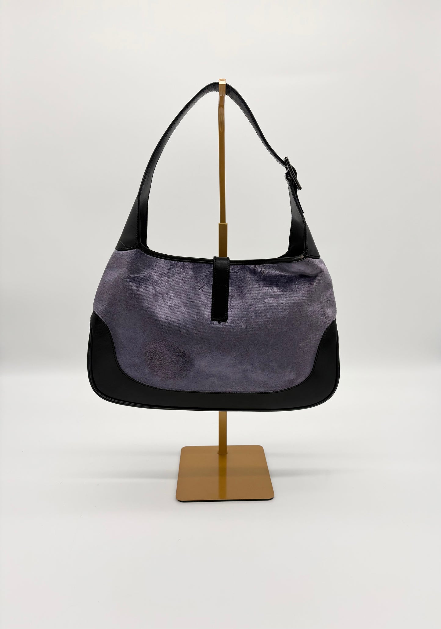 Jackie Gucci Bag Purple Velvet