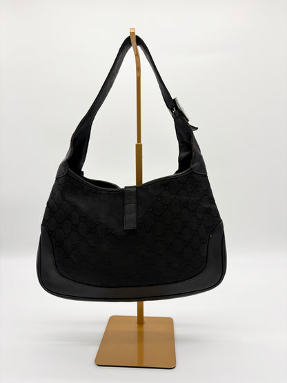 Vintage Gucci GG Canvas Jackie Shoulder Bag