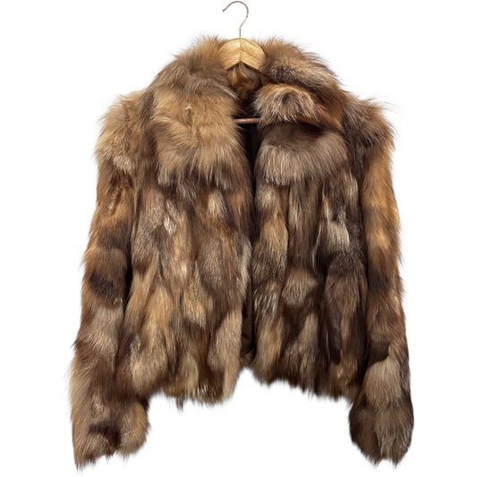 Fox Fur Patchwork Shawl Collar. ***SOLD***