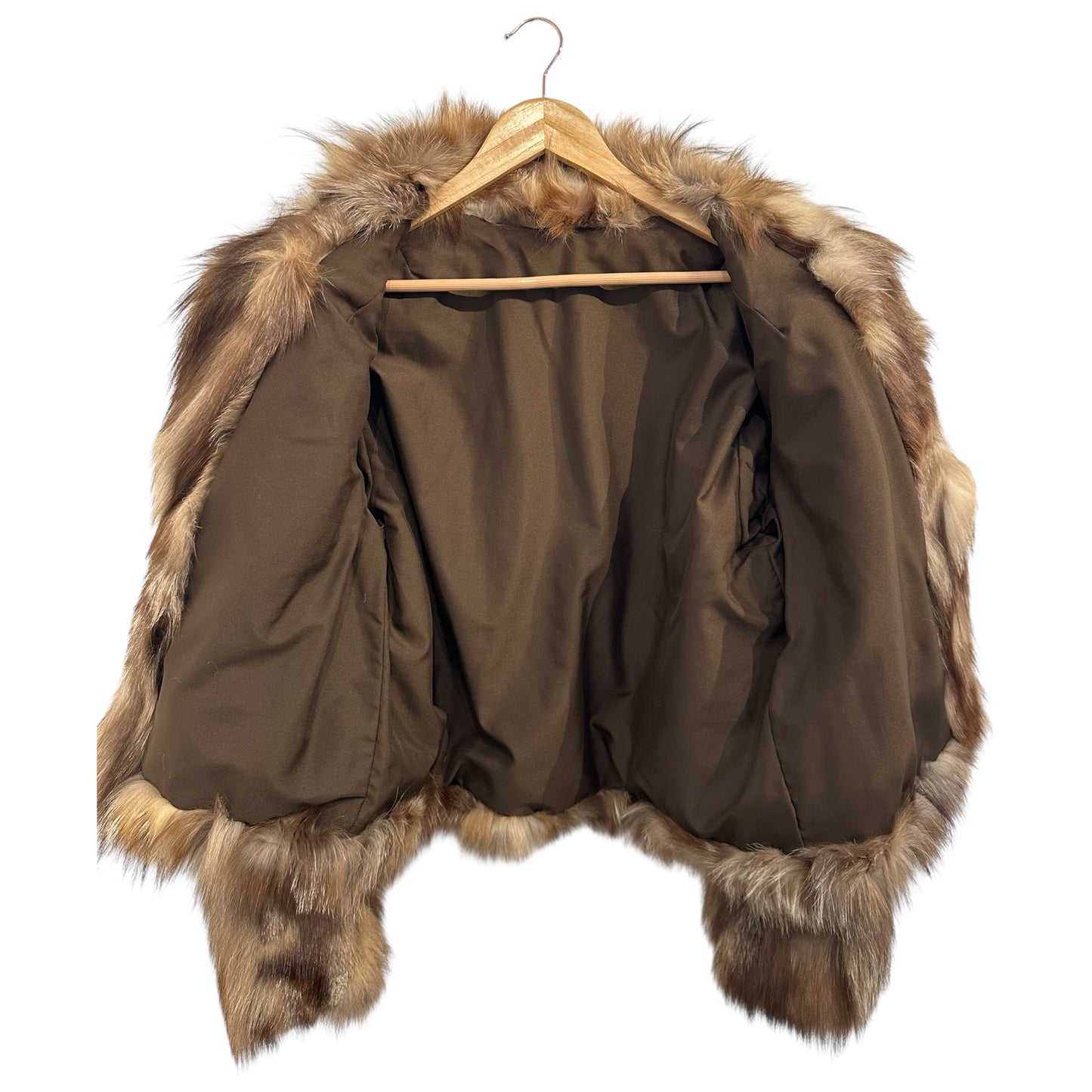 Fox Fur Patchwork Shawl Collar. ***SOLD***