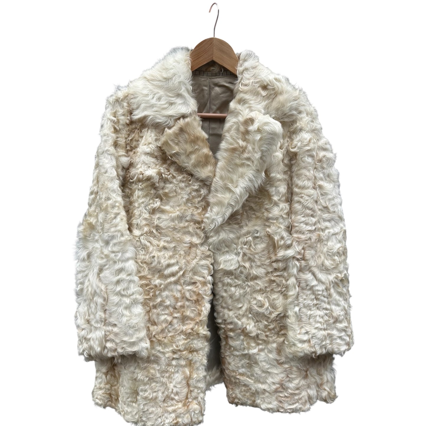 Vintage Mongolian Curly Lamb
