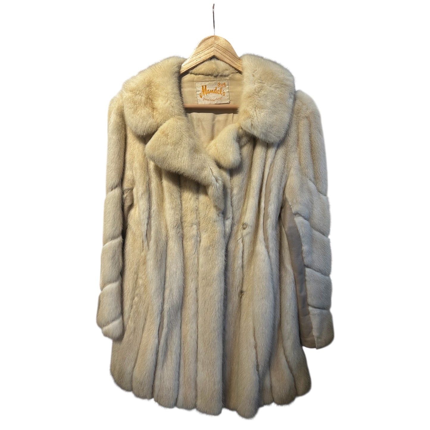 Vintage Blonde Mink & Leather coat