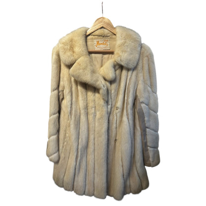 Vintage Blonde Mink & Leather coat
