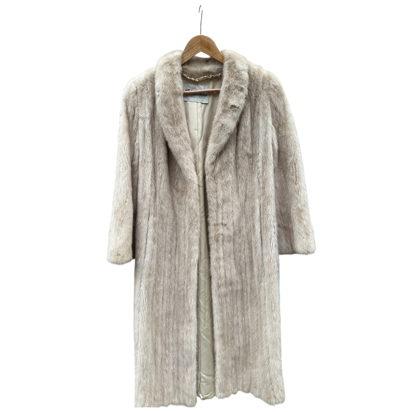 Blonde Mink Full Length Mink Coat