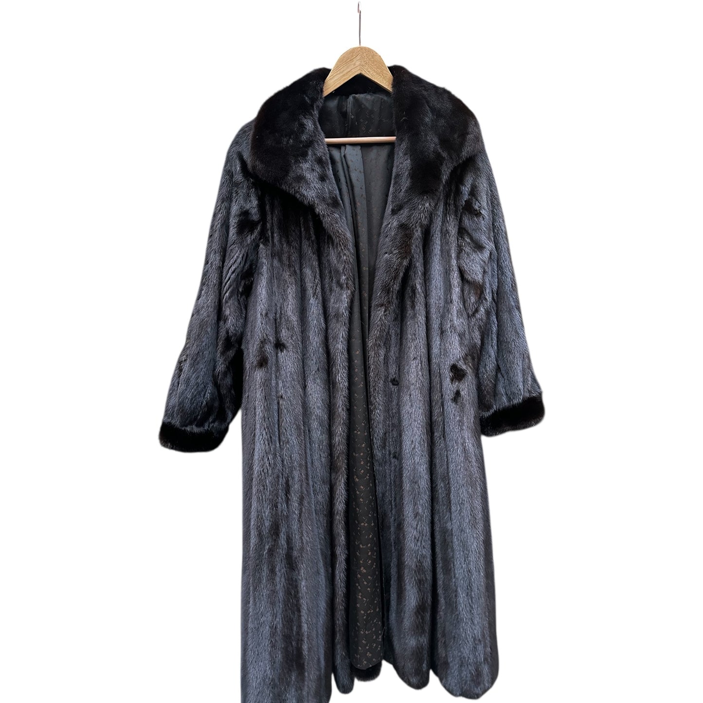 Black Full Length Mink Coat