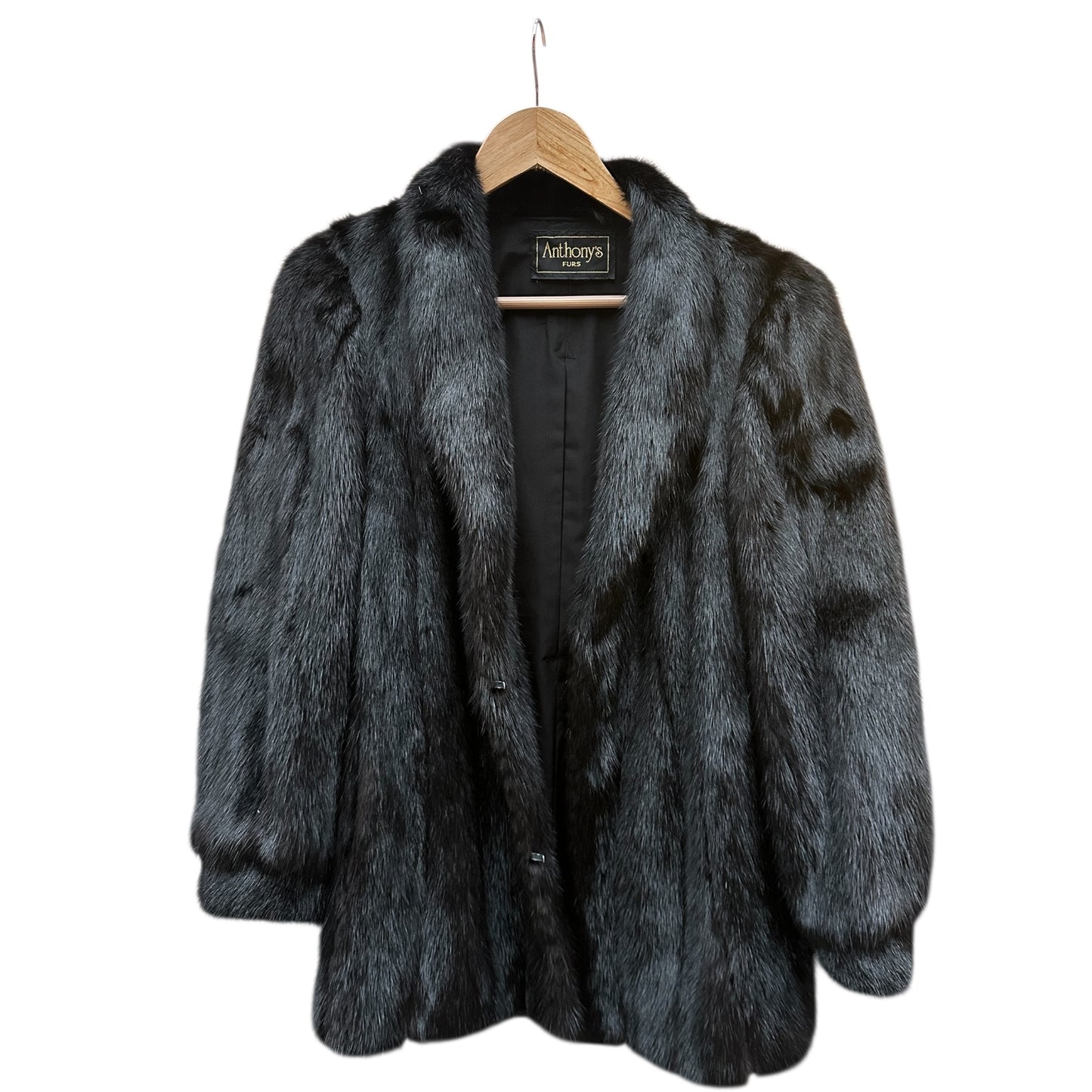 Black Mink Fur Coat