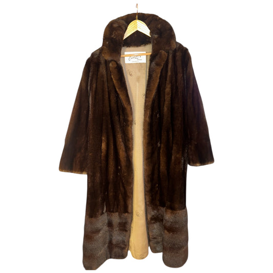 Oscar Loewy Espresso Full Length Mink Coat