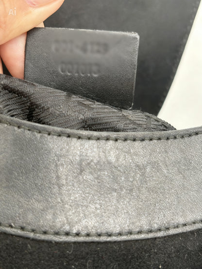 1970’s Gucci Jackie suede and leather black bag